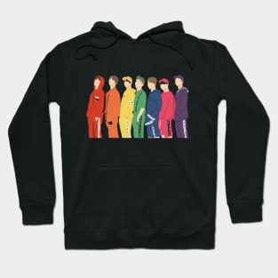 BTS muster rainbow photoshoshoot Hoodie